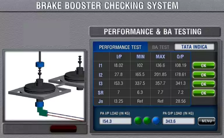 Brake Booster Testing