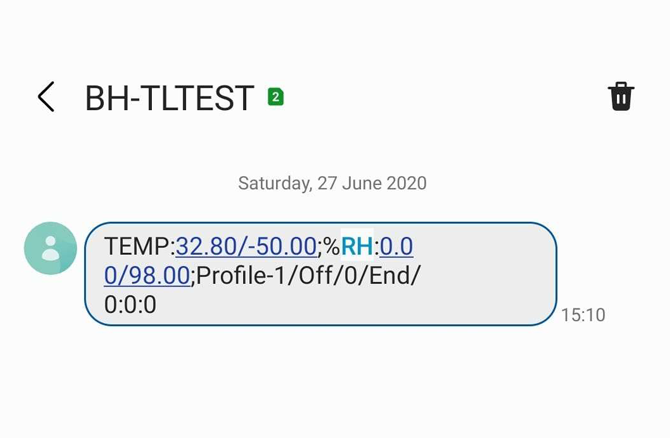 Dashboard for Climatic Chamber (Email & SMS)